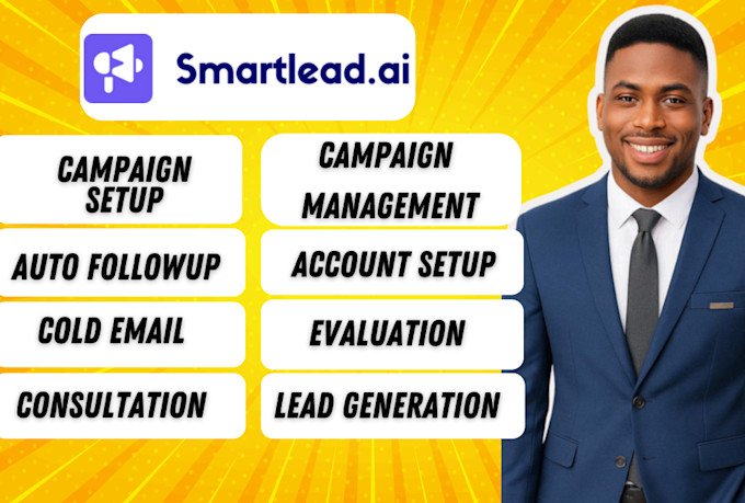 setup smartlead ai account and do cold email outreach